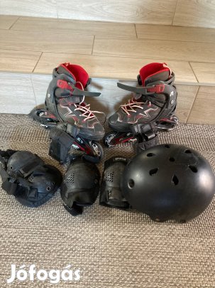 Gyerek Oxelo görkorcsolya szettben
