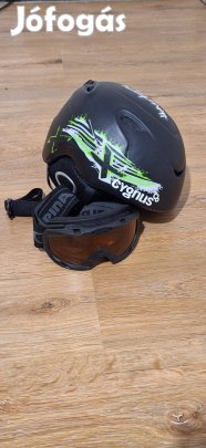 Gyerek Snowboard sisak Heavy Tools, Alpina síszemüveg