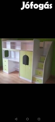 Gyerek ágy, iroasztal