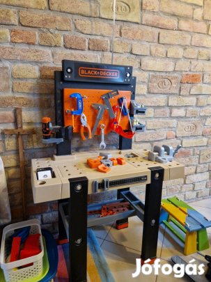 Gyerek barkács asztal, szerelő asztal