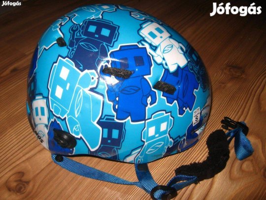 Gyerek bicikli sisak S/48-53 cm, kerékpáros sisak, kivehető fülvédő