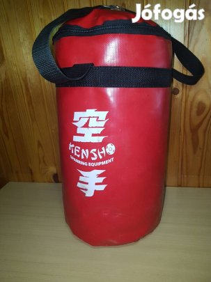 Gyerek bokszzsák, felakasztható, 35×20 cm piros box zsák bokszzsák
