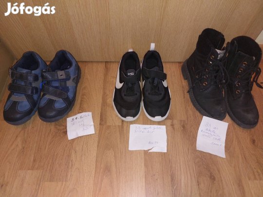 Gyerek cipők 33 es 34 es 