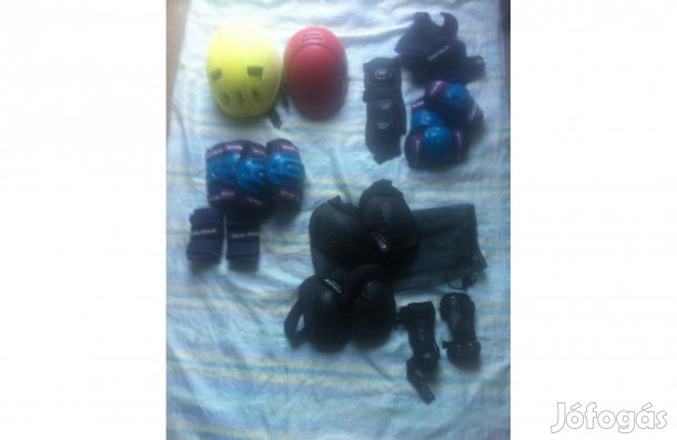 Gyerek fej-könyök-térdvédők