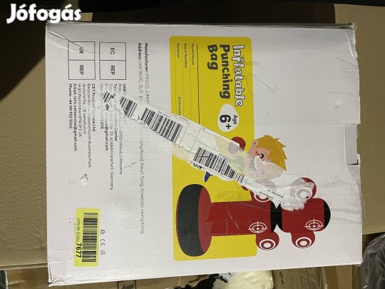 Gyerek felfújható boxzsák új