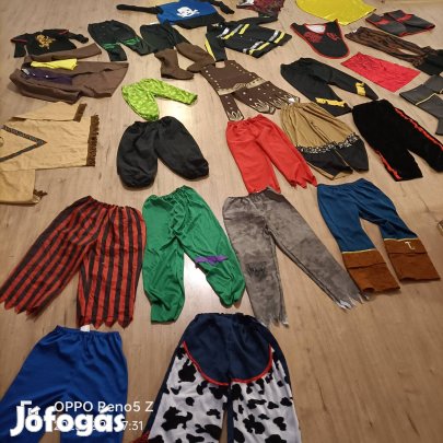 Gyerek fiú jelmez kiegészítő csomag nadrág felső