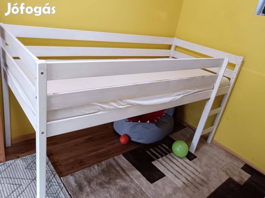 Gyerek galériaágy matraccal 90X200cm