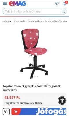 Gyerek görgős szék