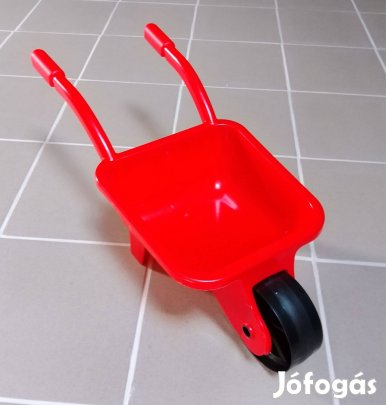 Gyerek játék talicska piros színben