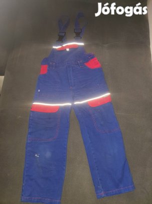 Gyerek kantáros munkásnadrág 134