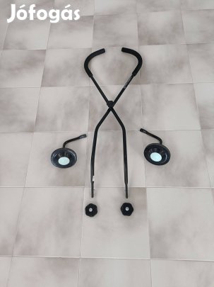 Gyerek kerékpár pótkerék+tanulást segítő rúd