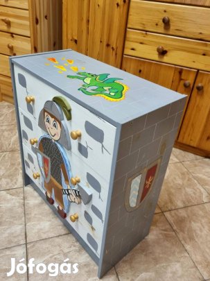 Gyerek komód fenyő 62x69x30