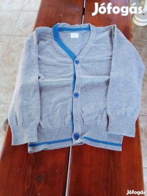 Gyerek kötött szürke kardigán