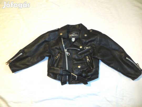 Gyerek motoros bőrdzseki