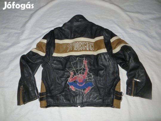 Gyerek pókember spiderman motoros bőrdzseki