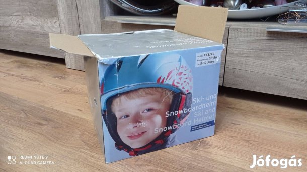 Gyerek sísisak XS , S dobozában