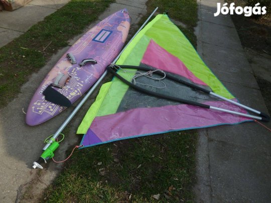 Gyerek surf szörf gyerek riggel eladó . Bic beton kemény deszka 102l