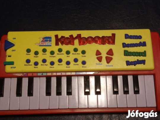 Gyerek szintetizátor állathangos 12000ft óbuda helyszinen kipróbálható