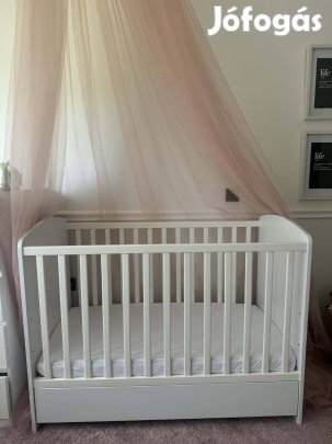 Gyerekágy 120-as bükk, újszerű eladó!!