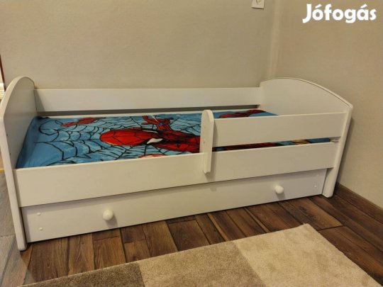 Gyerekágy 70x140, ágyneműtartós, kitűnő állapotban