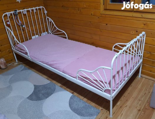 Gyerekágy állítható hosszal (IKEA Minnen + Vimsig)