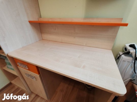 Gyerekbútor íróasztal szekrény polc
