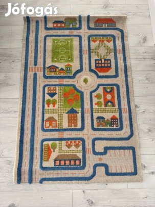 Gyerekszőnyeg - 3D interaktív, kék, antiallergén, újszerű