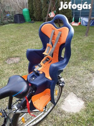 Gyerekülés kerékpárra / biciklire csomagtartóra szerelhető adapterrel