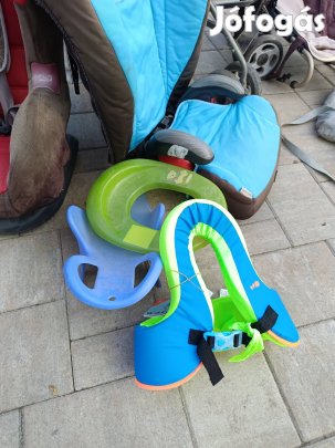 Gyerekülések, babakocsi, úszómellény 