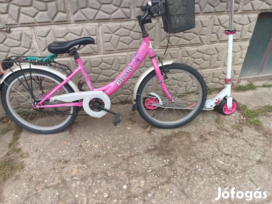 Gyermek 20" bringa rollerrel