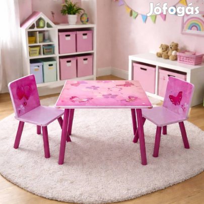 Gyermek asztal székekkel