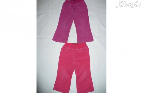 Gyermek bársony nadrágok, 1-2 évesre