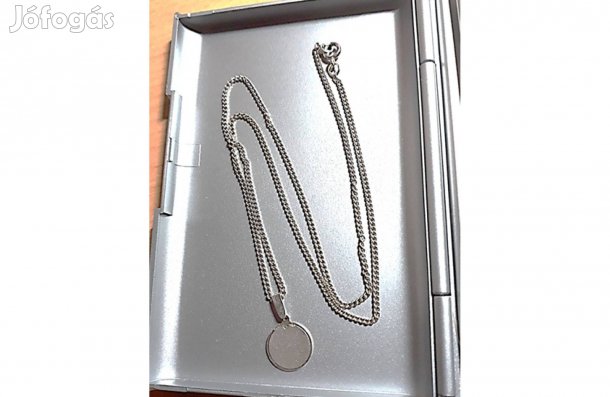 Gyermek ezüst medál lánccal