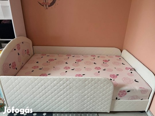 Gyermek franciaágy (115x185 cm) ajándék matracvédővel