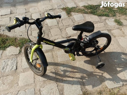 Gyermek kerékpár bicikli kitámasztó kerékkel