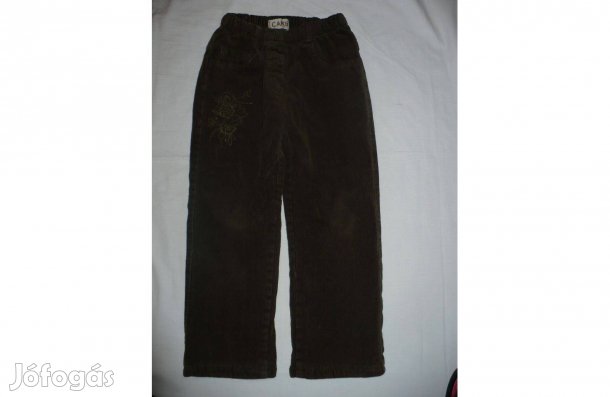 Gyermek polárbéléses bársonynadrágok, 98-as méret