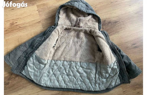 Gyermek téli kordbársony kabát 4-5 évesre
