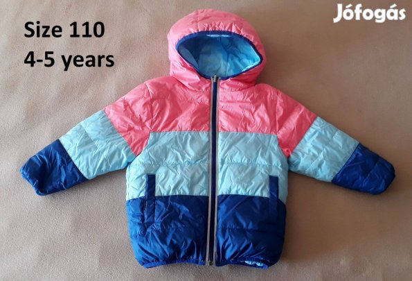 Gyermekdzsekik, 2 db, 110-es méret (külön is eladó)