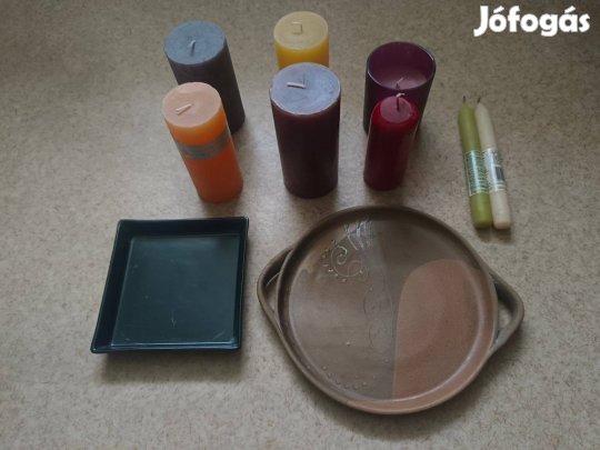 Gyertyák gyertyatartók eladók egybe 2000 ft