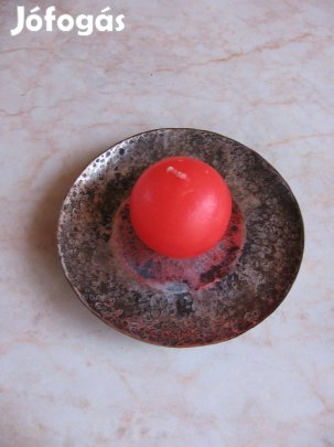 Gyertyatartó - kalapált fém