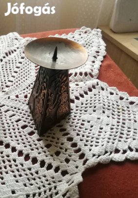 Gyertyatartó vörösrézből 