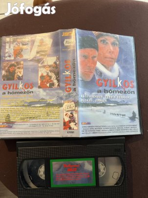 Gyilkos a hómezőn krimi vhs 