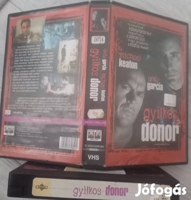 Gyilkos donor - thriller vhs - nagytok