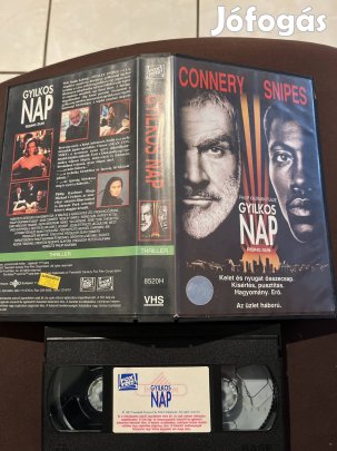 Gyilkos nap thriller Snipes vhs nagytok