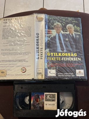 Gyilkosság fekete fehérben hungaro vhs 