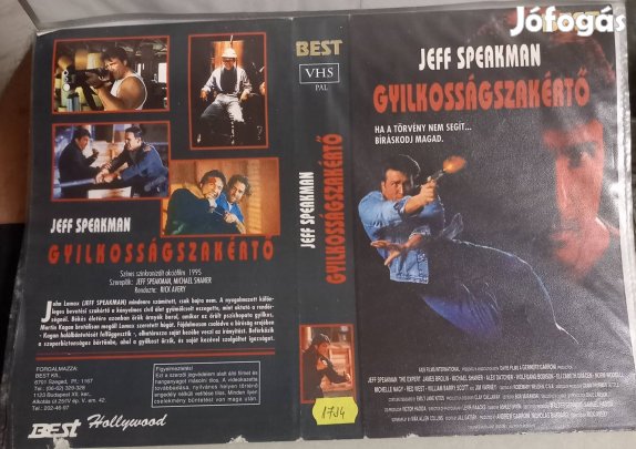 Gyilkosságszakértő - akció vhs - Jeff Speakman