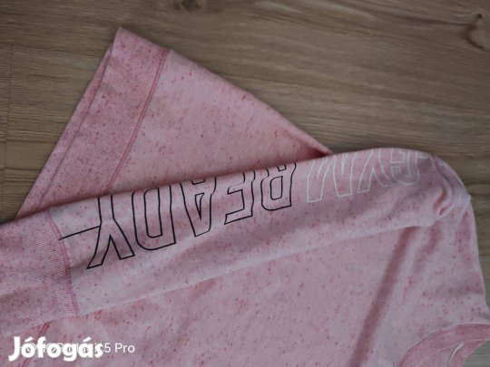 Gym Ready pink sportos pamut női pulcsi S