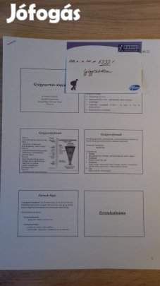 Gyógyszertan jegyzet