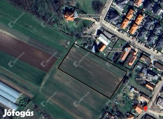 Gyömrői eladó 3904 nm-es telek