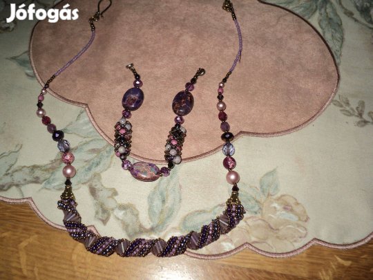 Gyöngy laklánc+ karkötő